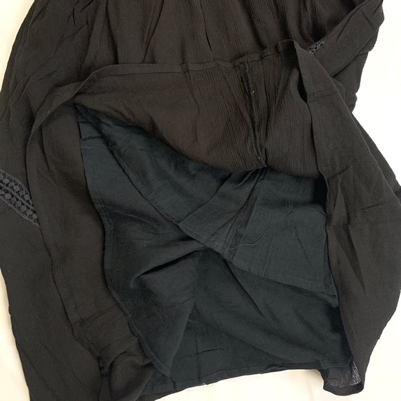 Black Cotton Dress - Picture 7 of 8